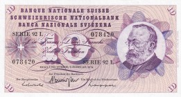 Switzerland, 10 Franken, 1974, UNC, p45t