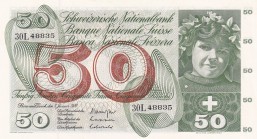 Switzerland, 50 Franken, 1970, UNC, p48j