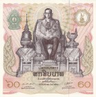 Thailand, 60 Baht, 1987, UNC, p33
King IV Ramo's 60th birthday banknote