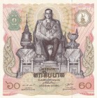 Thailand, 60 Baht, 1987, UNC, p93a
King's 60th birtday commemorative İssue