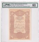 Turkey, Ottoman Empire, 20 Kurush, 1877, UNC, p49c
PMG 63, II. Abdulhamid Period, AH: 1295, Seal: Mehmet Kani