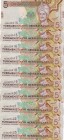 Turkmenistan, 5 Manat, 2012, UNC, p30, (Total 10 consecutive banknotes)