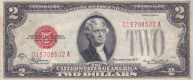 United States of America, 2 Dollars, 1928, VF, p378d
