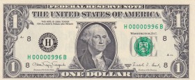 United States of America, 1 Dollar, 1988, UNC, p480b
Low Serial