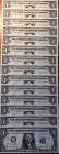 United States of America, 1 Dollar, 2006, UNC, p523a, (Total 14 banknotes)
From Same Pack, Beatuful serial number