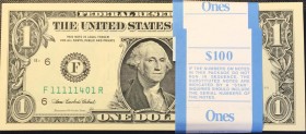United States of America, 1 Dollar, 2006, UNC, p523a, (Total 56 banknotes)
From Same Pack, Beatuful serial number