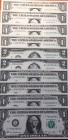 United States of America, 1-2 Dollars, UNC, (Total 10 banknotes)
#99 Common repeater 10 team