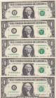 United States of America, 1 Dollar, 1985/1988/1999/2003, UNC, (Total 5 banknotes)
Radar and Repeater
