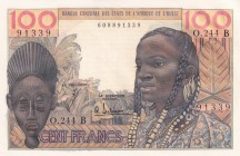West African States, 100 Francs, 1965, UNC(-), p201Bf
'B'' Dahomey