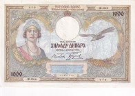 Yugoslavia, 1.000 Dinara, 1931, AUNC(-), p29