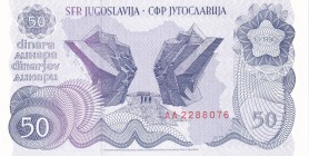 Yugoslavia, 50 Dinara, 1990, UNC, p101a
REPLACEMENT