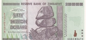 Zimbabwe, 50.000.000.000.000 Dollars, 2008, UNC, p90