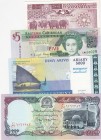 Mix Lot, UNC, (Total 4 banknotes)
Somali 5 Shillings, 1987, p31c; Madagascar 5.000 Ariary, 2007, p93a; Doğu Karayipler 5 Dollars, 2008, p47a;Afganist...