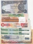 Mix Lot, UNC, (Total 8 banknotes)
Belarus 100 Rublei(2), 2000; Iraq 250 Dinars, 2018; Turkmenistan 1 Manat, 2017; Madagascar 500 Ariary, 2004; Zambia...