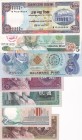 Mix Lot, UNC, (Total 7 banknotes)
China 1 Jiao, 1980, p881; 2 Jiao, 1980, p882; 5 Jiao, 1980, p883; Bangladesh, 2 Taka, 2011, p52a; 100 Taka, 1983-20...