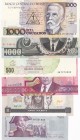 Mix Lot, UNC, (Total 6 banknotes)
Turkmenistan, 100 Manat, 2005; Brazil 1.000 Cruzados, 1989, p216; North Korea 1.000 Won, 2006; Zimbabwe 500 Dolars,...
