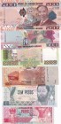 Mix Lot, UNC, (Total 6 banknotes)
Sierra Leone, 2.000 Leones, 2010; Sierra Leone 1.000 Leones, 2013; Uganda 1.000 Shillings, 2017; Guinea-Bissau 50 P...