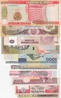 Mix Lot, UNC, (Total 10 banknotes)
Cambodia 500 Riels, 2014; Nepal 5 Rupees, 2017; Congo 50 Francs, 2013; Mozambique 100.000 Meticais, 1993; Venezuel...
