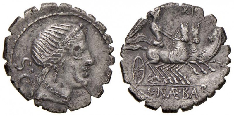 Naevia - C. Naevius Balbus - Denario (79 a.C.) Testa di Venere a d. - R/ La Vitt...