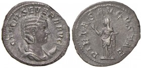 Otacilia Severa (moglie di Filippo I) Antoniniano - RIC 130 AG (g 4,11)
SPL