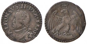 FERRARA Alfonso II (1559-1598) Sesino - MIR 324 MI (g 0,99) 
MB