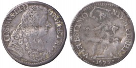 FIRENZE Cosimo III (1670-1723) Lira 1677 - MIR 335 AG (g 4,33) RR Piegatura del tondello
qBB