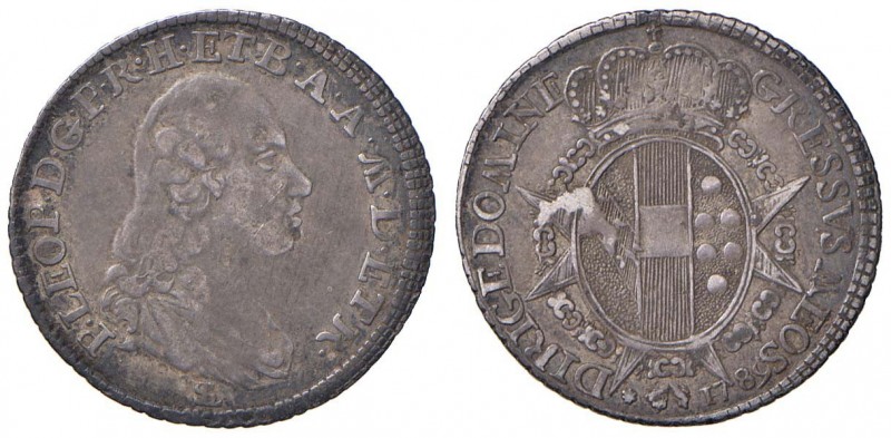 FIRENZE Pietro Leopoldo (1765-1790) Paolo 1789 - MIR 390/2 AG (g 2,62)
qBB