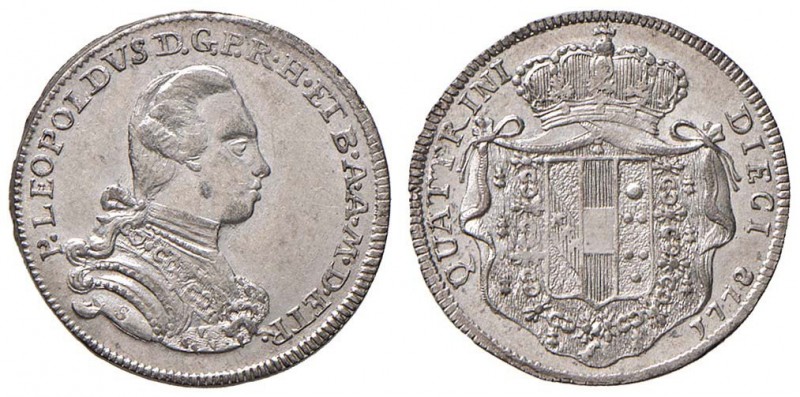 FIRENZE Pietro Leopoldo (1765-1790) 10 Quattrini 1778 - MIR 392/1 MI (g 2,18)
S...