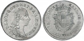 FIRENZE Pietro Leopoldo (1765-1790) Paolo 1783 - MIR 389 AG (g 2,63) R Minimi graffietti di conio al R/ 
SPL+