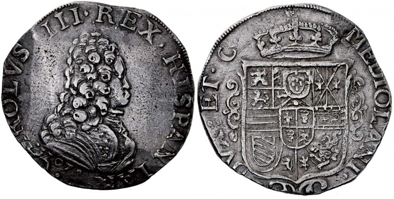 MILANO Carlo d’Asburgo (1703-1725) Filippo 1707 - MIR 398/1 AG (g 27,68) R 
BB/...