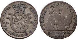 PARMA Ferdinando I (1765-1802) 20 Soldi 1795 - CNI 143 MI (g 3,71)
qBB