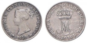 PARMA Maria Luigia (1815-1847) 5 Soldi 1830 - Gig. 13 AG (g 1,24)
qBB