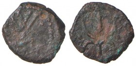 SALERNO Guglielmo I Re (1154-1166) Frazione di Follaro - Cappelli 197 CU (g 1,44)
MB