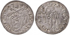 Gregorio XIII (1572-1585) Ancona - Testone s.d. - Munt. 218 AG (g 9,64)
BB+