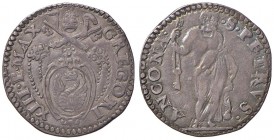 Gregorio XIII (1572-1585) Ancona - Testone s.d. - MIR 1217/5 AG (g 9,33)
qBB