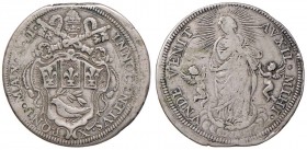 Innocenzo X (1644-1655) Testone A. II - Munt. 34 AG (g 9,46) RR Ex Nac 81, 2014, lotto 485 e Kunst und Münzen, 21, 1980, lotto 446
MB