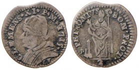 Clemente XI (1700-1721) Bologna - Muraiola da 2 bolognini 1715 - Munt. 200b MI (g 1,29) mancanza di metallo al bordo
qBB