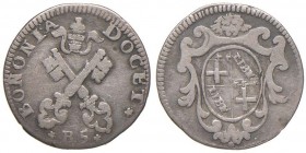 Clemente XII (1730-1740) Bologna - Carlino da 5 bolognini 1736 - Munt. 177 AG (g 1,42) colpetti al bordo
BB