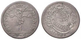 Pio VI (1774-1799) Bologna - Carlino da 5 bolognini 1778 - Munt. 231 AG (g 1,20)
BB