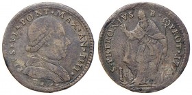 Pio VI (1774-1799) Bologna - Muraiola da 4 bolognini 1778 - Munt. 236 MI (g 3,37)
qBB