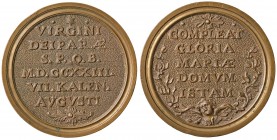 Benevento - Medaglia 1723 Invocazione alla Beata Vergine - AE (g 62,47 - Ø 64 mm)
FDC
