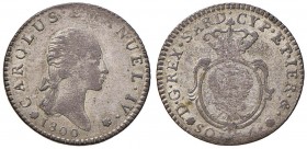 Carlo Emanuele IV (1796-1802) 7,6 Soldi 1800 - Nomisma 487 MI (g 4,91)
BB+