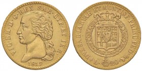 Vittorio Emanuele I (1814-1821) 20 Lire 1819 - Nomisma 511 AU R 
BB