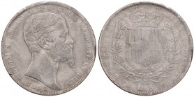 Vittorio Emanuele II (1861-1878) 2 Lire 1863 T stemma , 1863 N valore &ndash; AG Lotto di due monete
MB