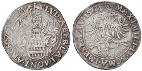 BELGIO Cambrai - Ludwig von Berlaimont (1570-1590) Mezzo Reichtaler 1572 - Del. 412 AG (g 14,56) RRR Nell’asta Kunker del 21 giugno 2011 un esemplare ...