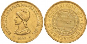BRASILE Repubblica (dal 1889) 20.000 Reis 1922 - KM 497 AU (g 17,95)
qSPL