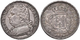 FRANCIA Luigi XVIII (1814-1815) 5 Franchi 1814 L - Gad. 591 AG (g 25,00)
SPL