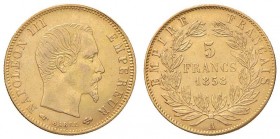 FRANCIA Napoleone III (1852-1870) 5 Francs 1858 A - Gad. 1001 AU (g 1,59)
qSPL
