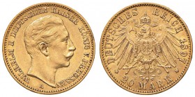 GERMANIA Prussia - Wilhelm I (1861-1888) 20 Marchi 1897 A - Fr. 3816 AU (g 7,95)
BB