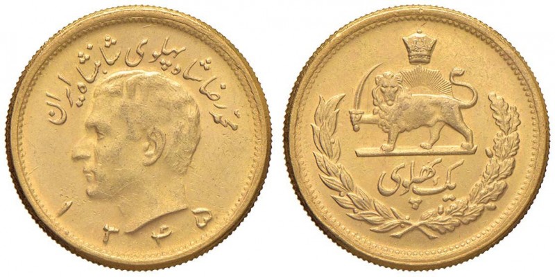 IRAN Reza Phalevi (1941-1979) Pahlavi 1345 (1966) - KM 1162; Fr. 101 AU (g 8,10)...